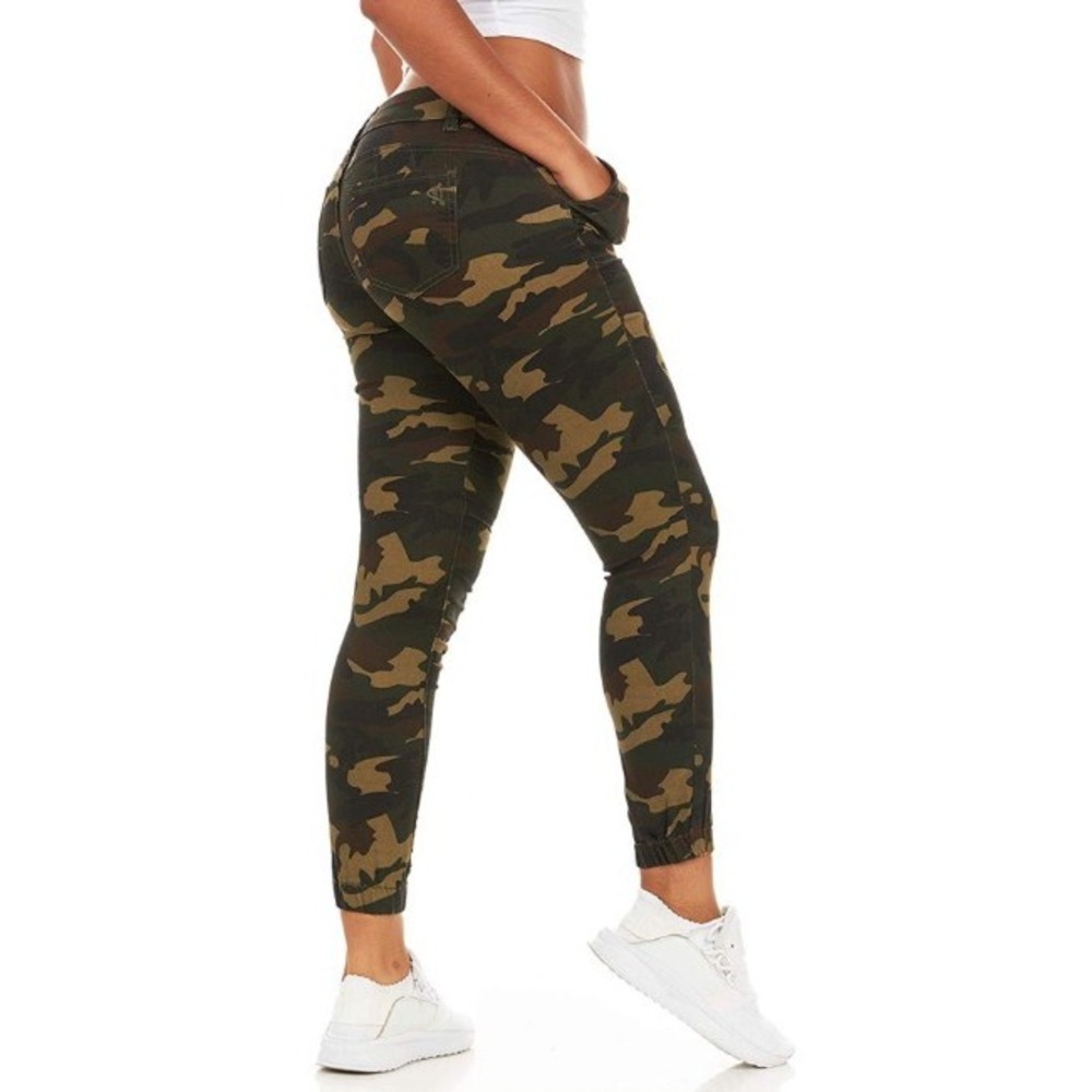 Vip Jeans Camo Cargo Jogger Pants 23/24 Plus Camouflage Streetwear Utility